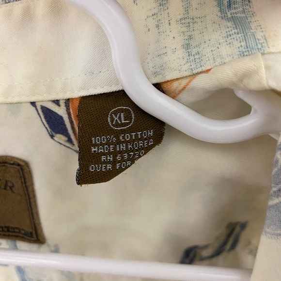 North River Outfitters novelty vintage car short sleeve button down - Picture 5 of 6